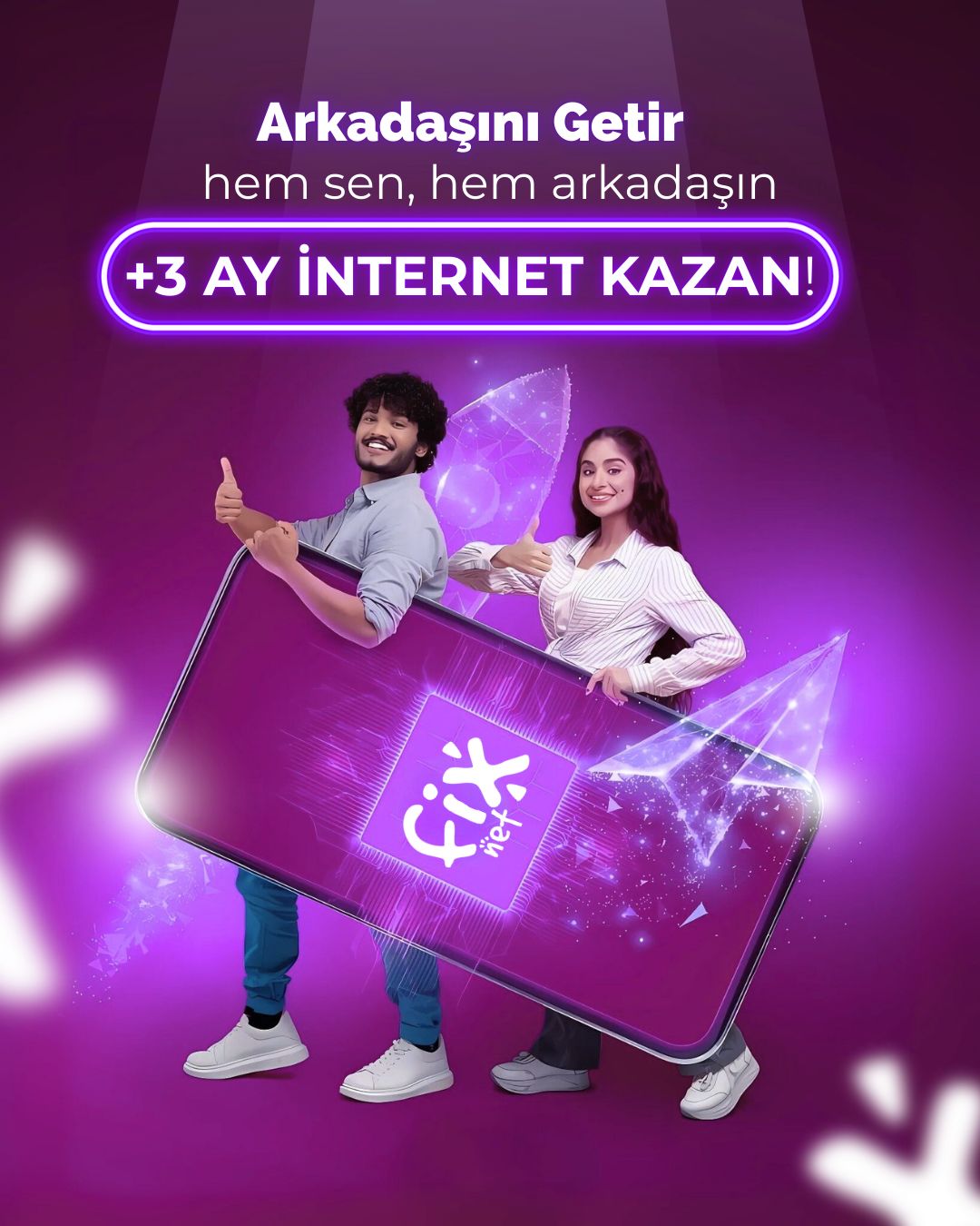 Arkadaşınla Sana +3 Ay Bedava